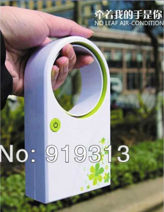 New Mini Portable Handheld Air Conditioner No Leaf Fan - BEST BUY Mini Bladeless Fan USB Desktop Handheld Cooler