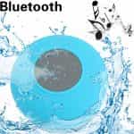 Mini Waterproof Wireless Bluetooth Speaker with Sucker Blue 600x600