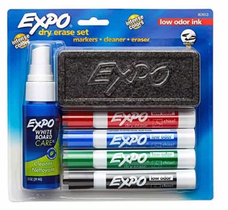 2018 10 25 17 37 12 Amazon.com EXPO 80653 Low Odor Dry Erase Set Chisel Tip Assorted Colors 6 P