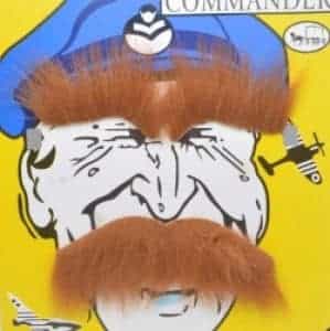 2018 11 19 09 18 01 2017 NEW WING COMMANDER fake brown mustache beard funny cosplay Halloween party