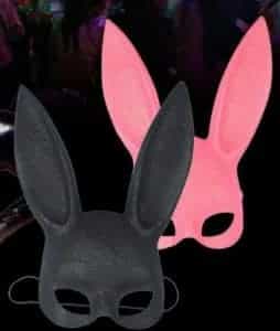 2018 11 15 11 02 18 Fashion Halloween Masquerade Rabbit Mask Sexy Bondage Bunny Long Ears Carnival H