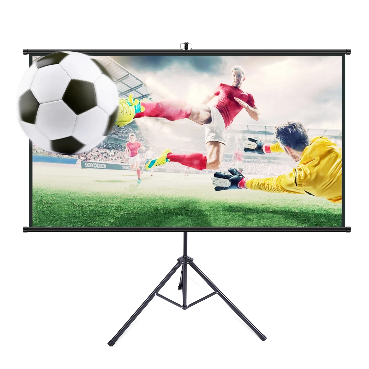 80inch Projector Screen With 213CM Long Metal Stand Outdoor Portable Folding 16 9 Projector Screen roll.jpg Q90.jpg