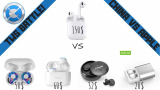 TWS BATTLE! סקירת השוואה לאוזניות אלחוטיות באמת! מיטב הזולות ברשת מול הAPPLE AIRPODS!